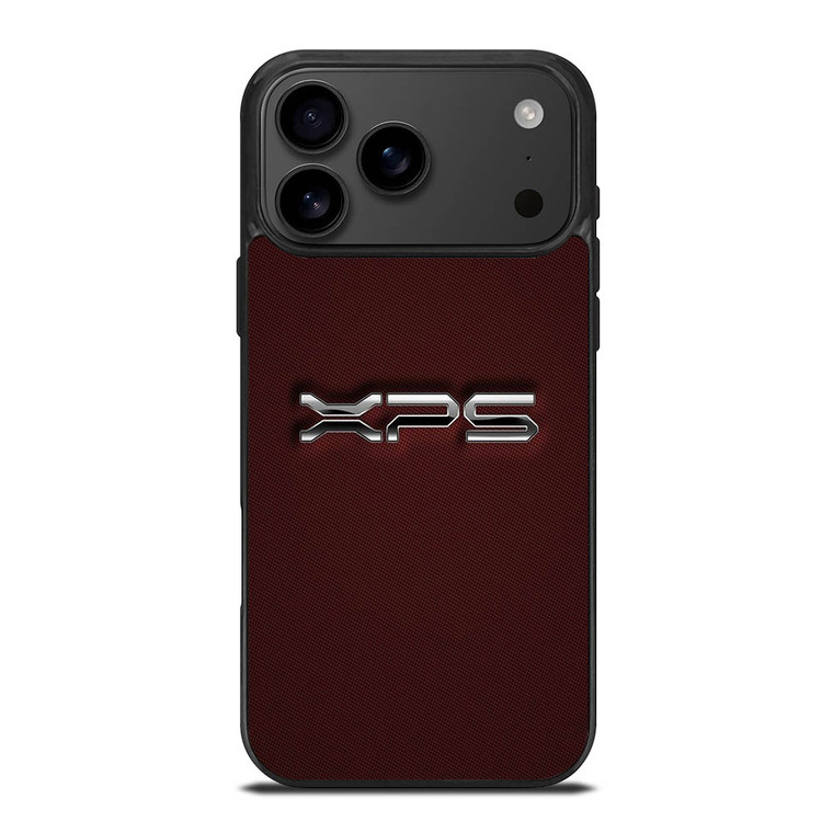 DELL XPS LOGO RED CARBON iPhone 17 Pro Max Case