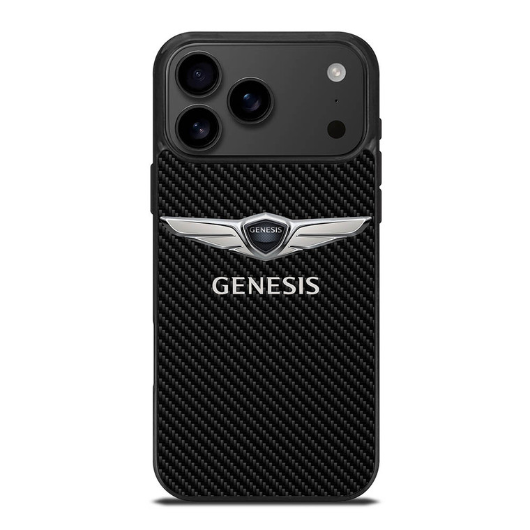 GENESIS CAR LOGO CARBON iPhone 17 Pro Max Case