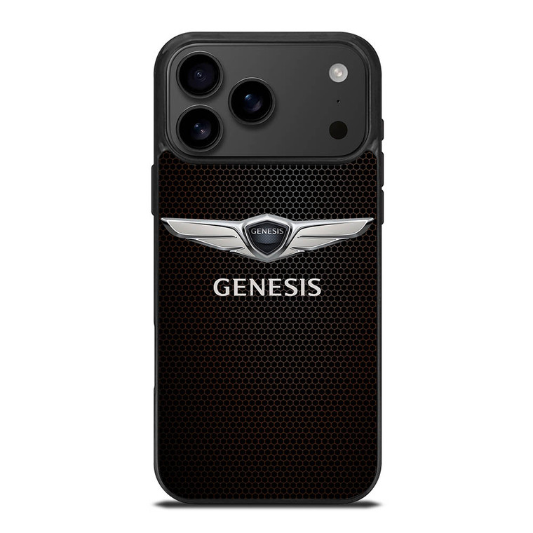 GENESIS CAR LOGO METAL PLATE iPhone 17 Pro Max Case