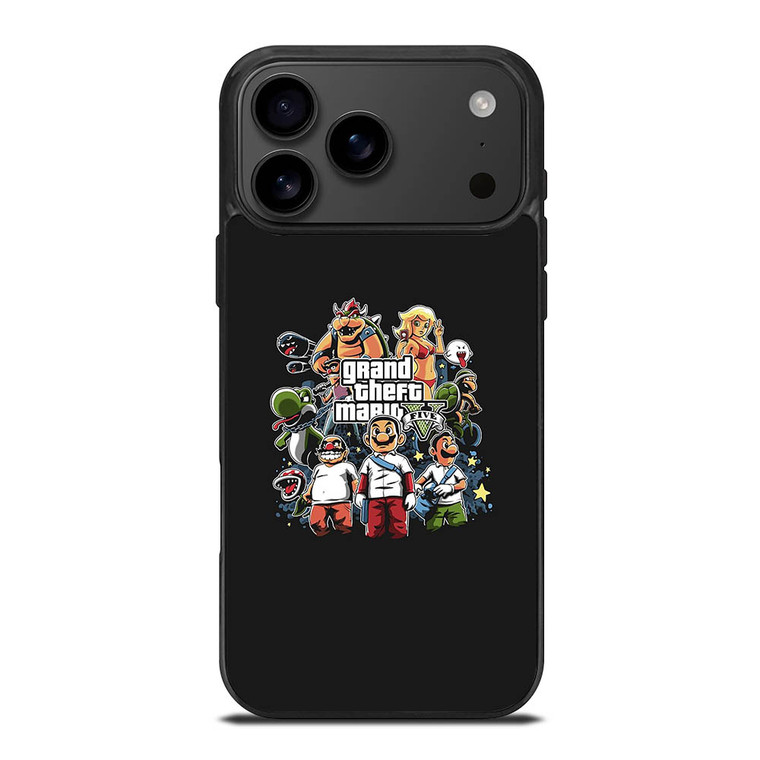 GRAND THEFT AUTO V MARIO BROSS iPhone 17 Pro Max Case