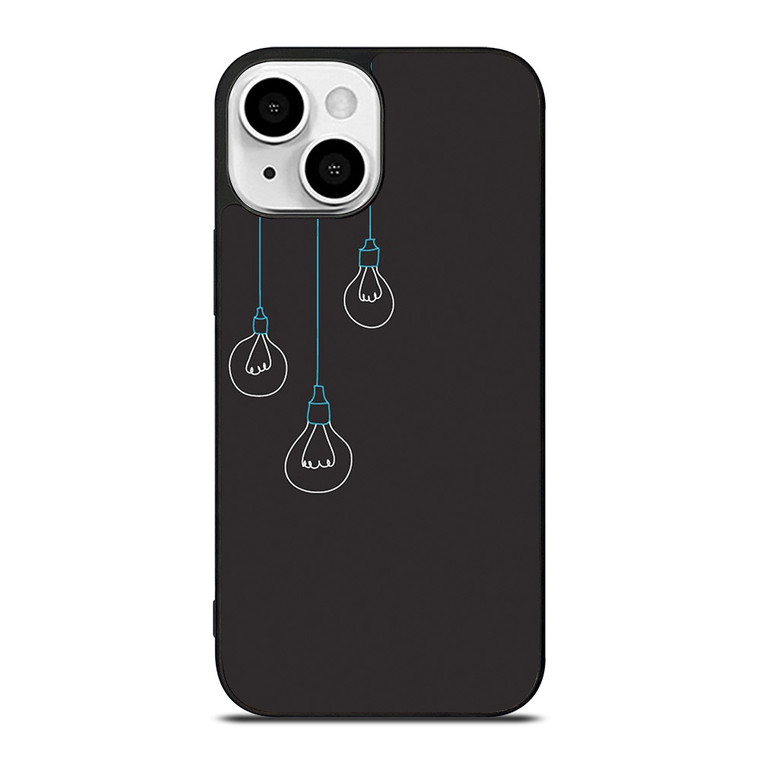 BLACK LIGHT BULBS MINIMALISTIC iPhone 13 Mini Case