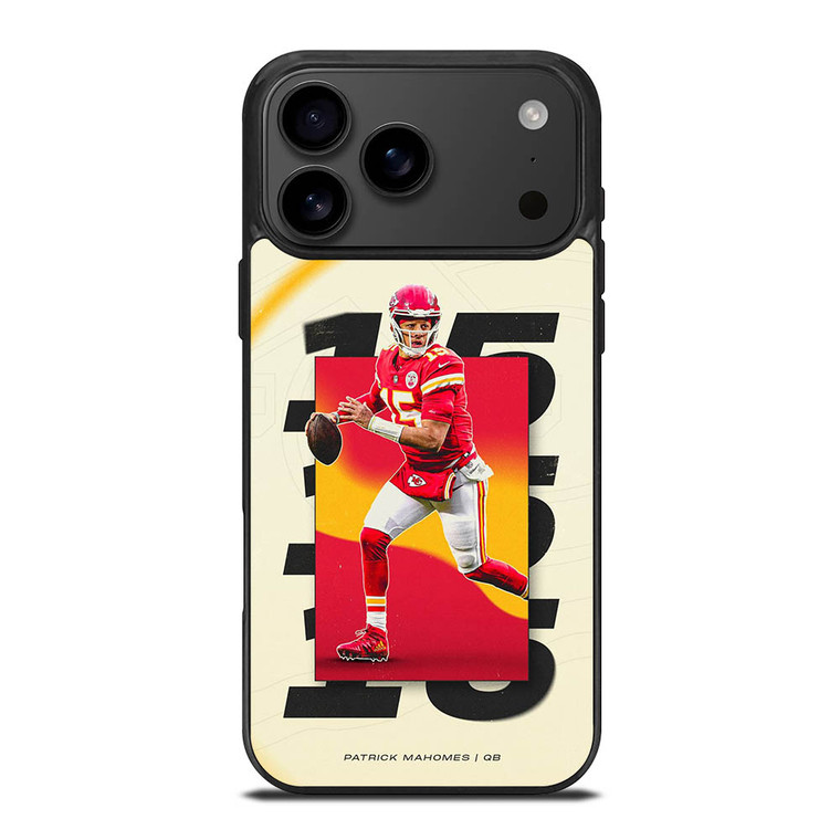 KANSAS CITY CHIEFS PATRICK MAHOMES QB iPhone 17 Pro Max Case