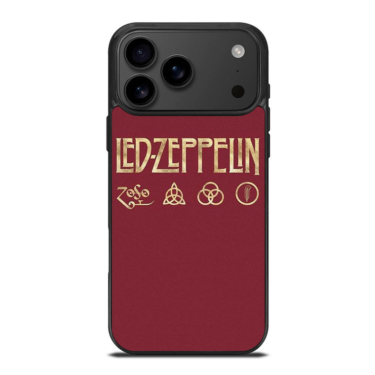 LED ZEPPELIN BAND LOGO iPhone 17 Pro Max Case