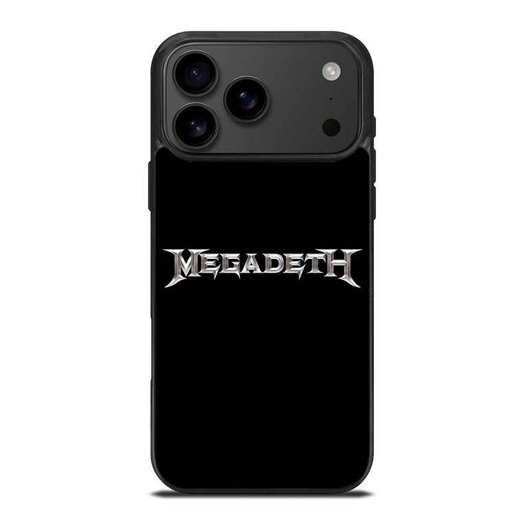 MEGADETH LOGO METAL BAND iPhone 17 Pro Max Case