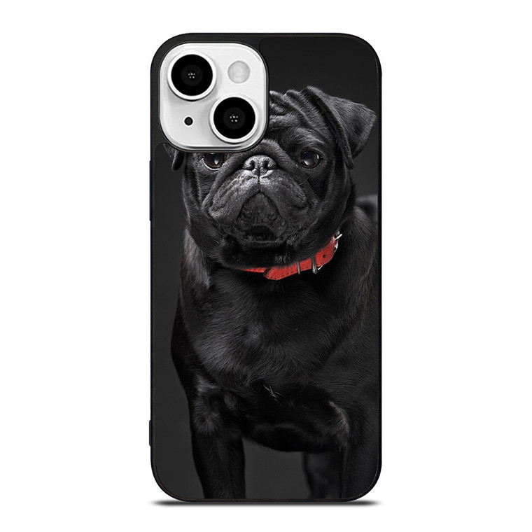 BLACK PUG iPhone 13 Mini Case