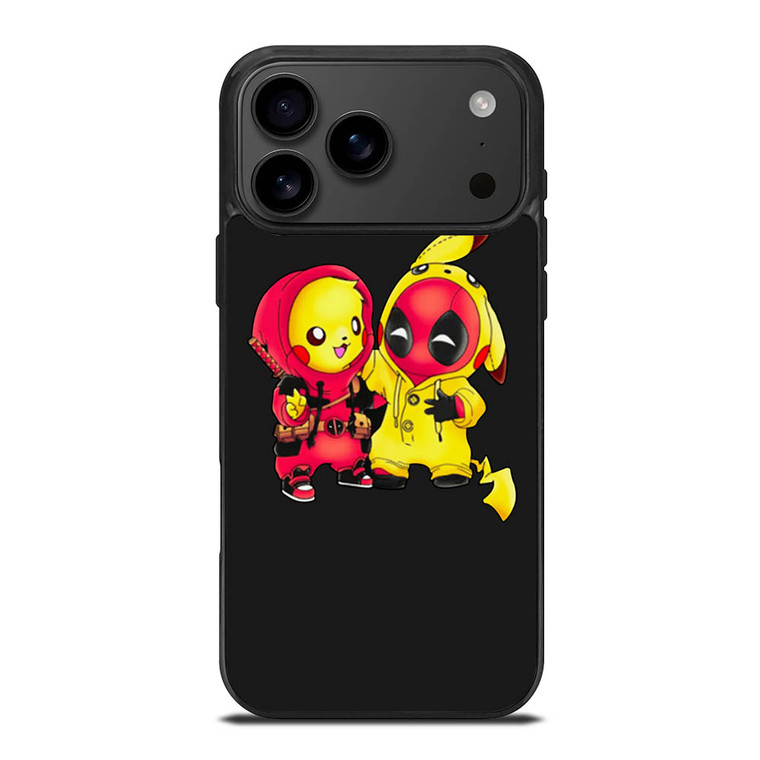 PIKACHU POKEMON AND DEADPOOL iPhone 17 Pro Max Case