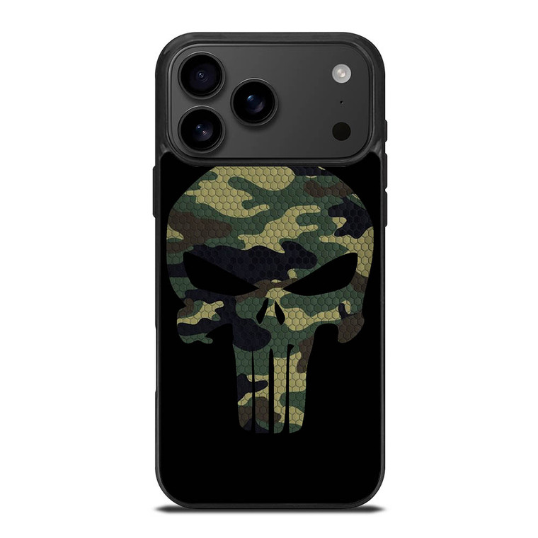 THE PUNISHER LOGO CAMO iPhone 17 Pro Max Case