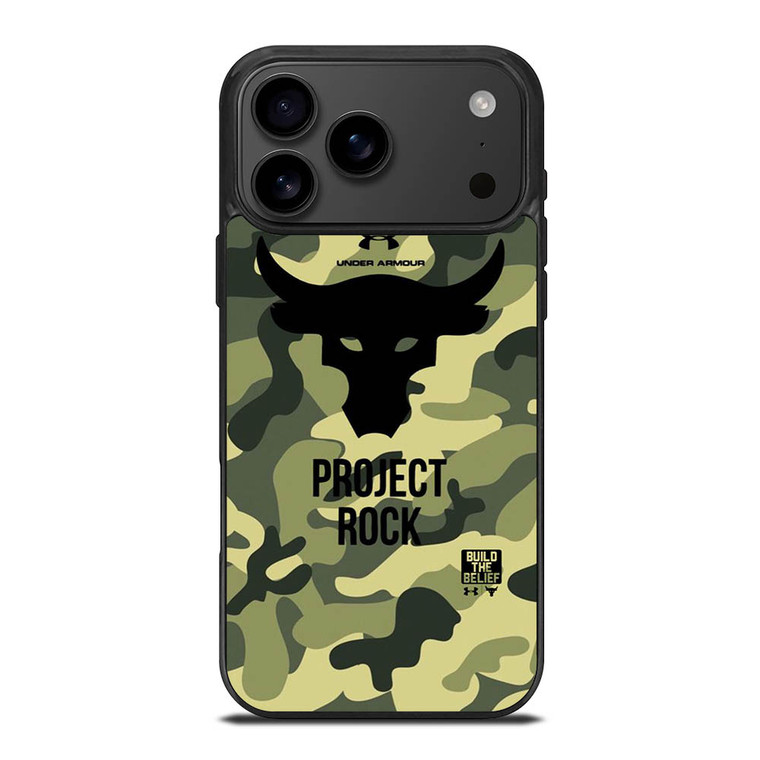 UNDER ARMOUR LOGO PROJECT ROCK CAMO iPhone 17 Pro Max Case