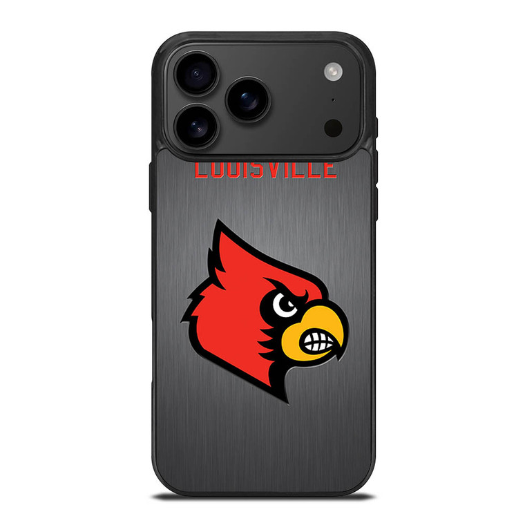 UNIVERSITY OF LOUISVILLE CARDINALS LOGO 2 iPhone 17 Pro Max Case