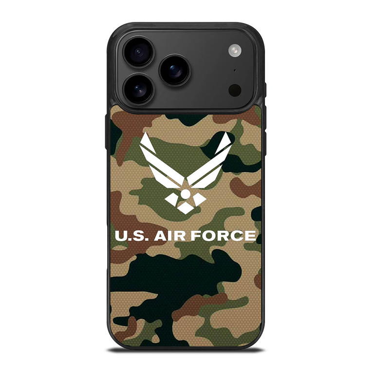US AIR FORCE LOGO CAMO iPhone 17 Pro Max Case