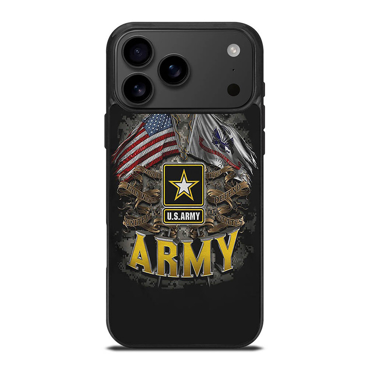 US ARMY LOGO FLAG iPhone 17 Pro Max Case