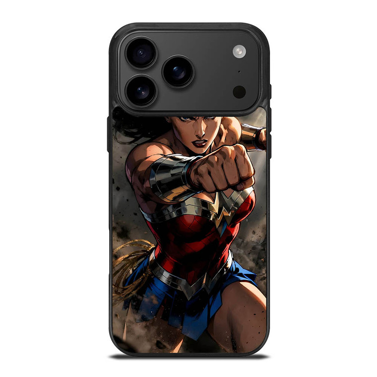 WONDER WOMAN RETRO COMIC iPhone 17 Pro Max Case