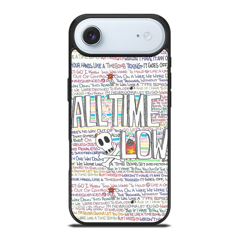 ALL TIME LOW WRITTING iPhone Air Case