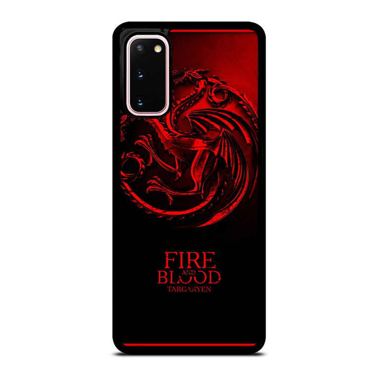 FIRE ANG BLOOD TARGARYEN Samsung Galaxy S20 Case