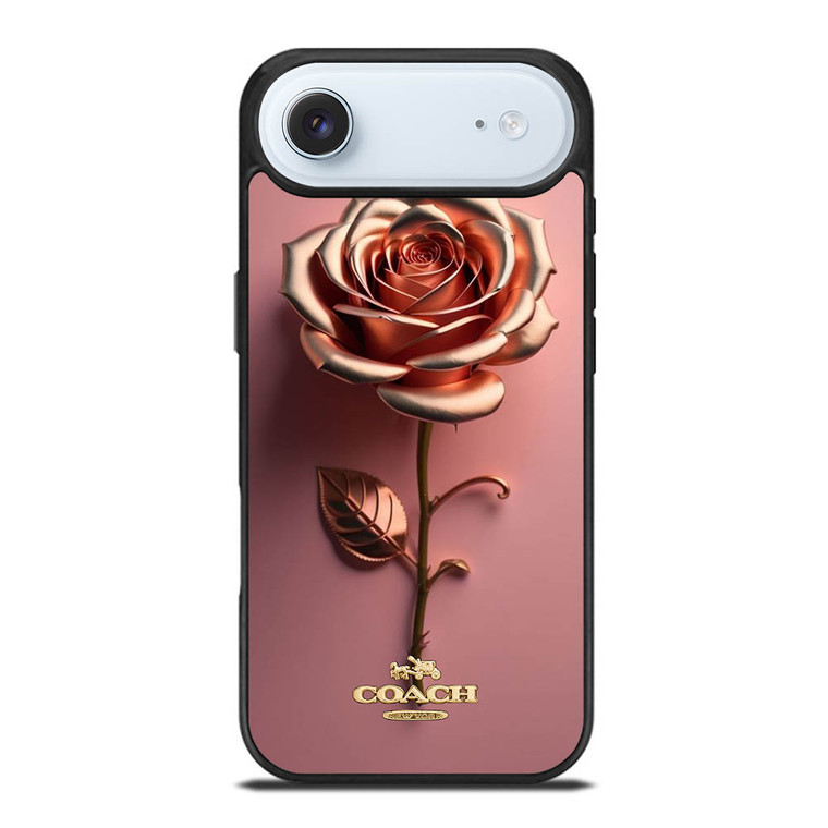 COACH NEW YORK LOGO GOLDEN ROSE iPhone Air Case