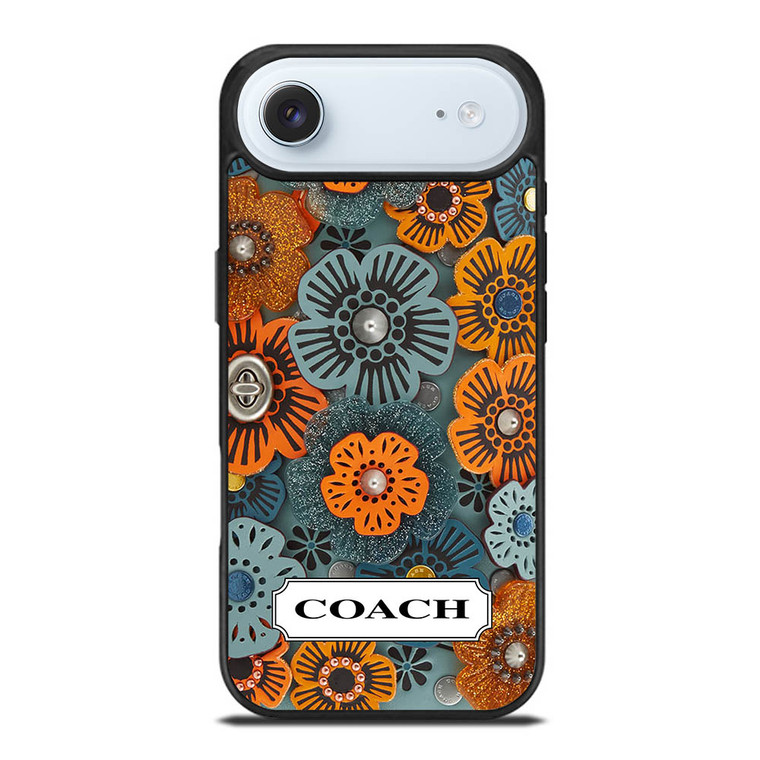 COACH NEW YORK LOGO TEA ROSE PATTERN iPhone Air Case