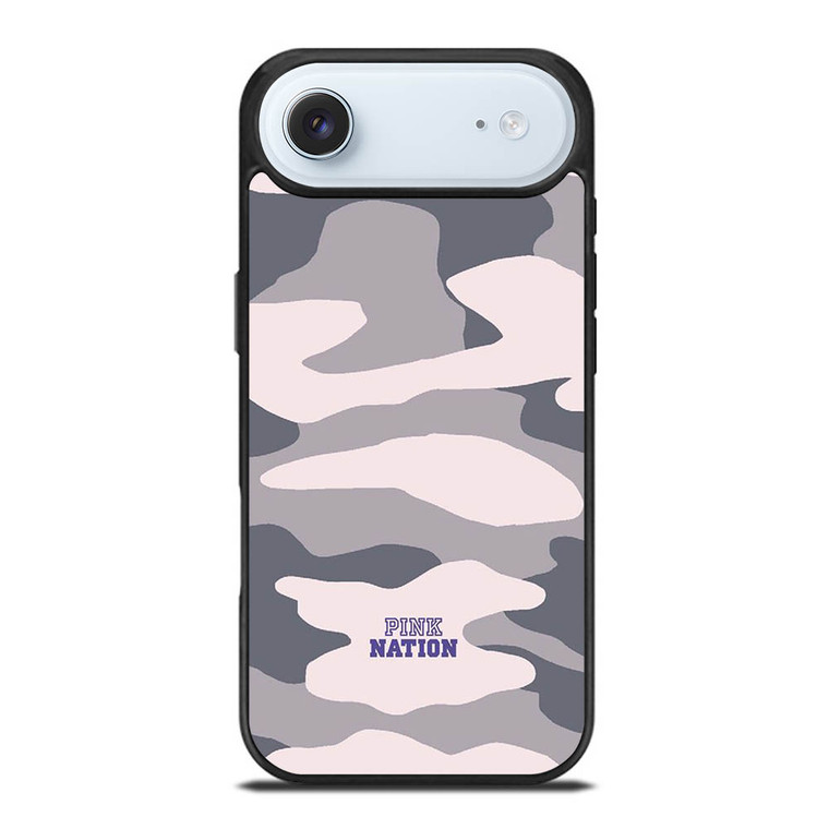 PINK NATION VICTORIA'S SECRET LOGO CAMO iPhone Air Case