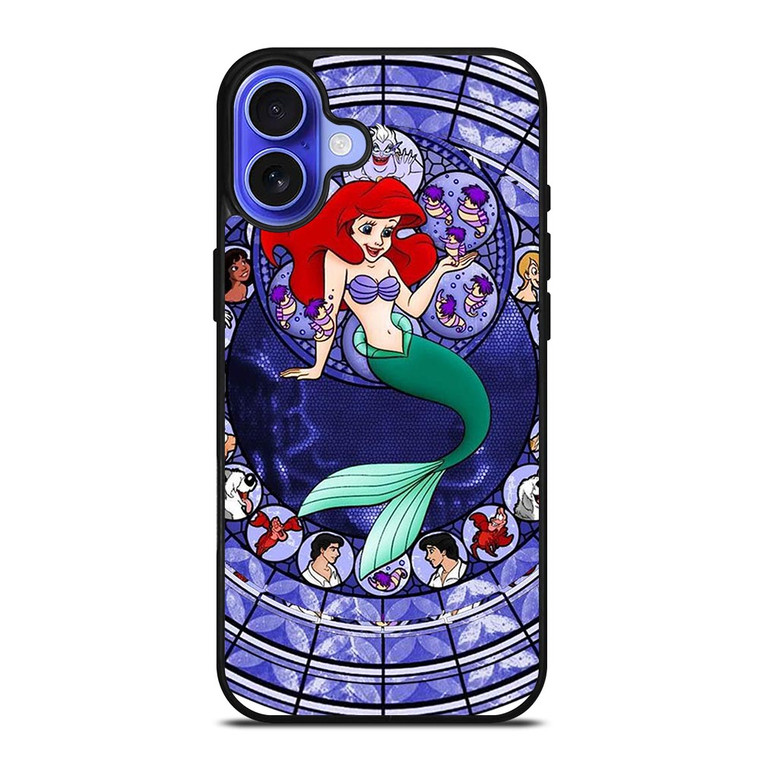 ARIEL THE LITTLE MERMAID ART GLASSES iPhone 16 Case
