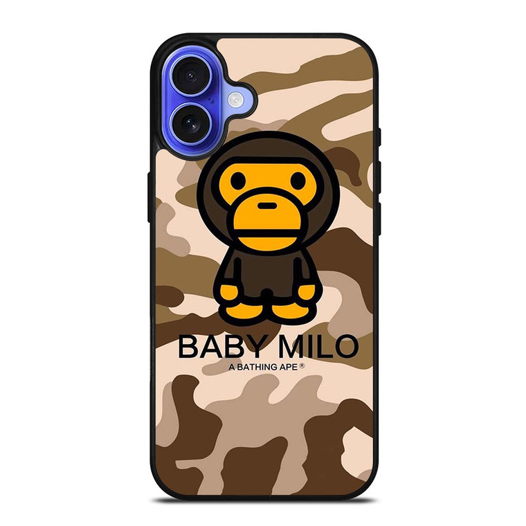 BABY MILO BATHING APE CAMO iPhone 16 Case