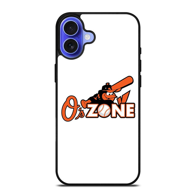 BALTIMORE ORIOLES ZONE LOGO BASEBALL TEAM iPhone 16 Case