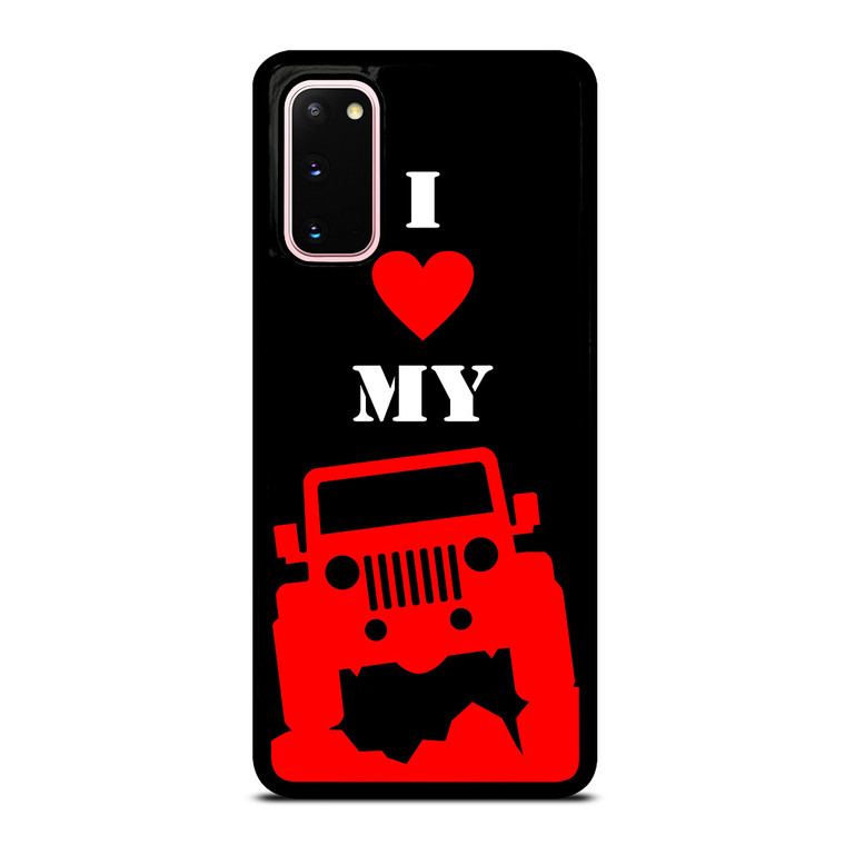 I LOVE MY JEEP Samsung Galaxy S20 Case