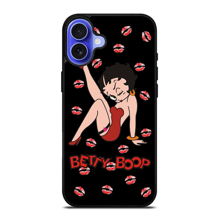 BETTY BOOP KISS iPhone 16 Case
