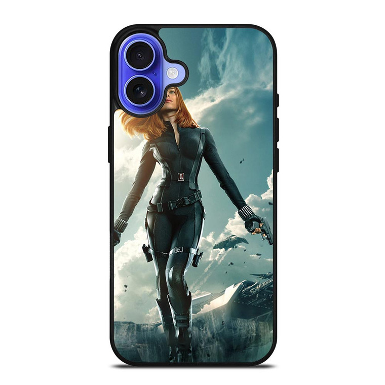 BLACK WIDOW MARVEL AVENGERS iPhone 16 Case
