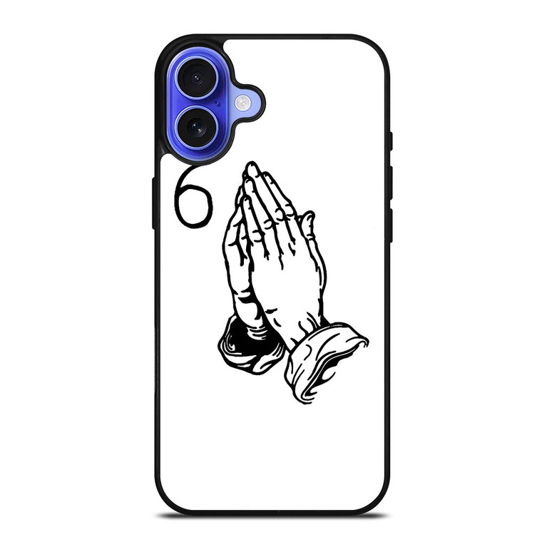 DRAKE PRAYING HAND 6 iPhone 16 Case