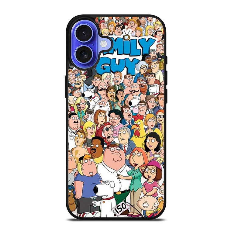 FAMILY GUY CARTOON ALL CHARACTERS iPhone 16 Case
