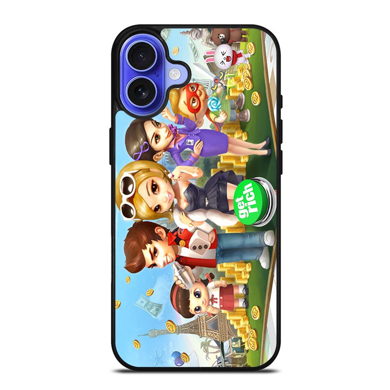 GET RICH GAME Line iPhone 16 Case