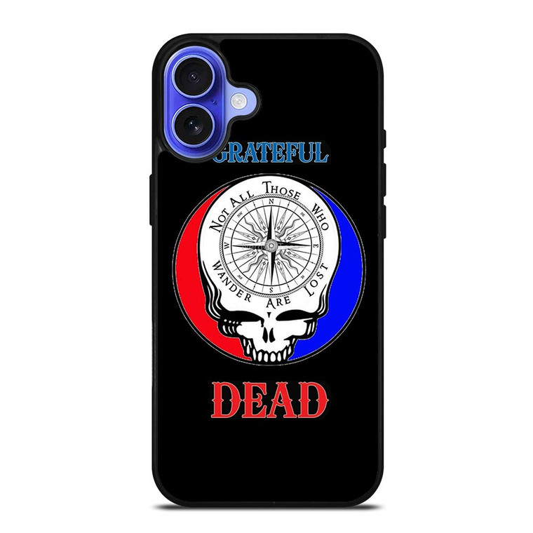 GRATEFUL DEAD ICON COMPASS NOT LOSS iPhone 16 Case