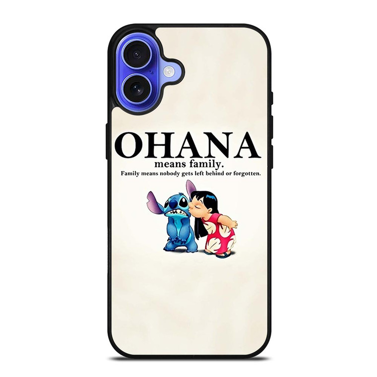 LILO AND STITCH OHANA FAMILY Disney iPhone 16 Case