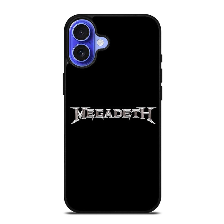 MEGADETH LOGO METAL BAND iPhone 16 Case