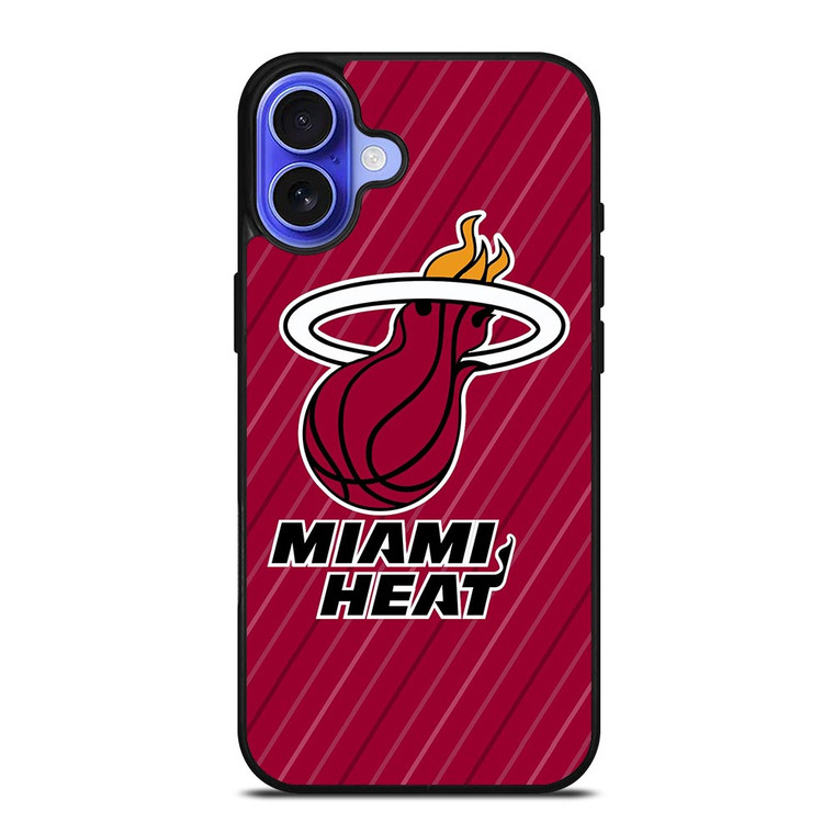 MIAMI HEAT LOGO iPhone 16 Case