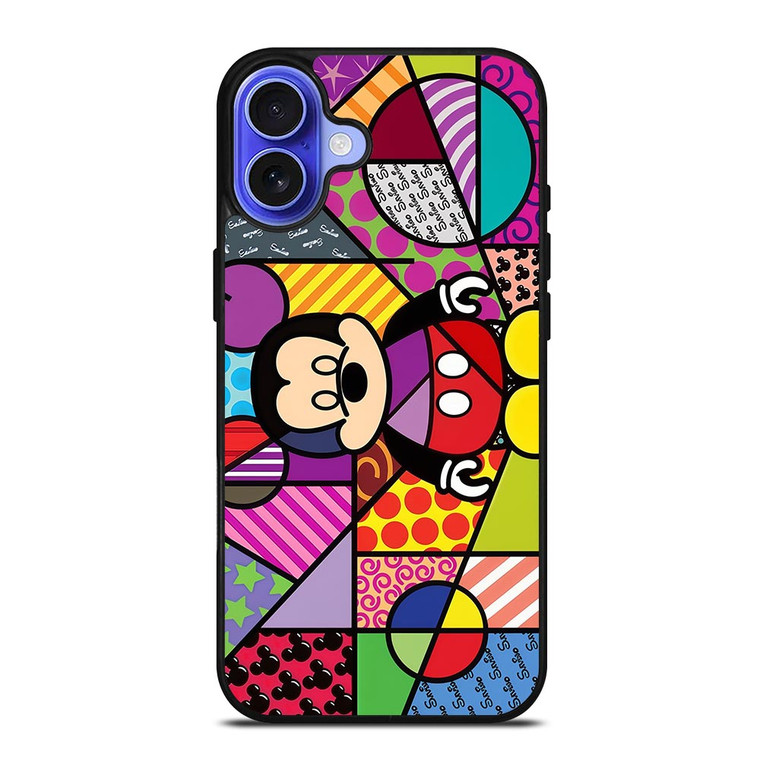 MICKEY MOUSE ROMERO BRITTO iPhone 16 Case