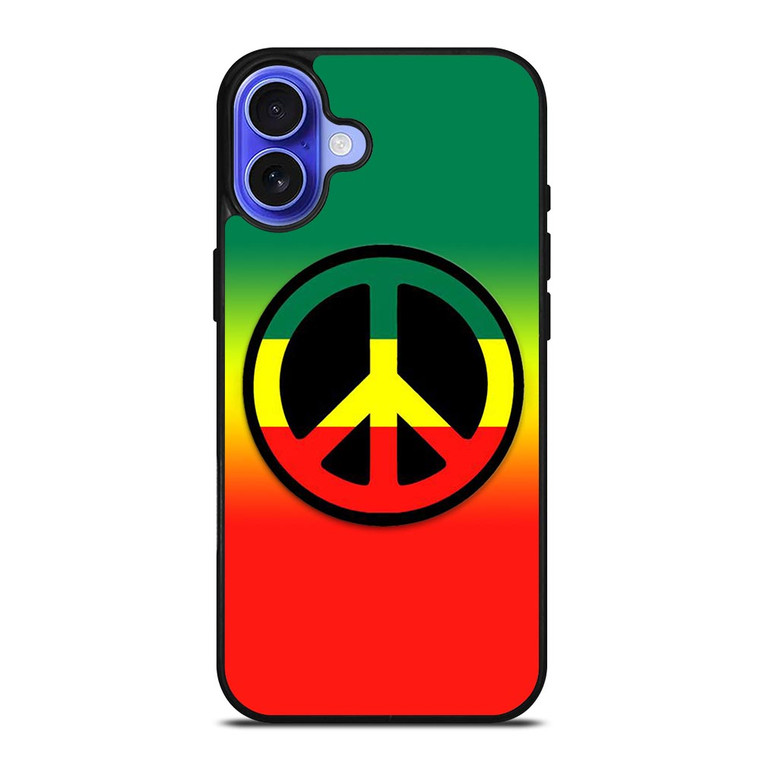 PEACE SIGN LOGO SYMBOL iPhone 16 Case