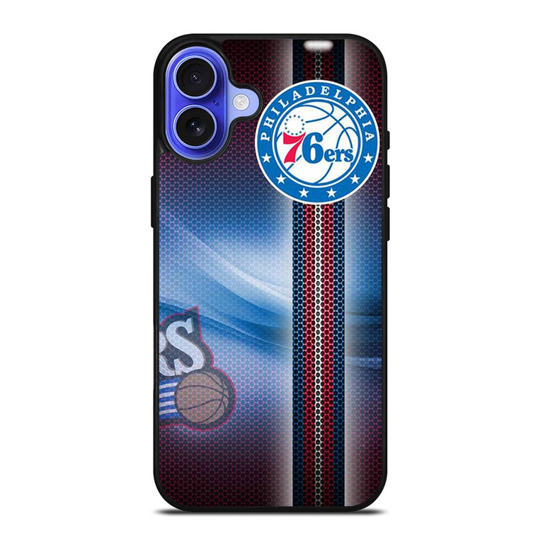 PHILADELPHIA 76ers Logo iPhone 16 Case