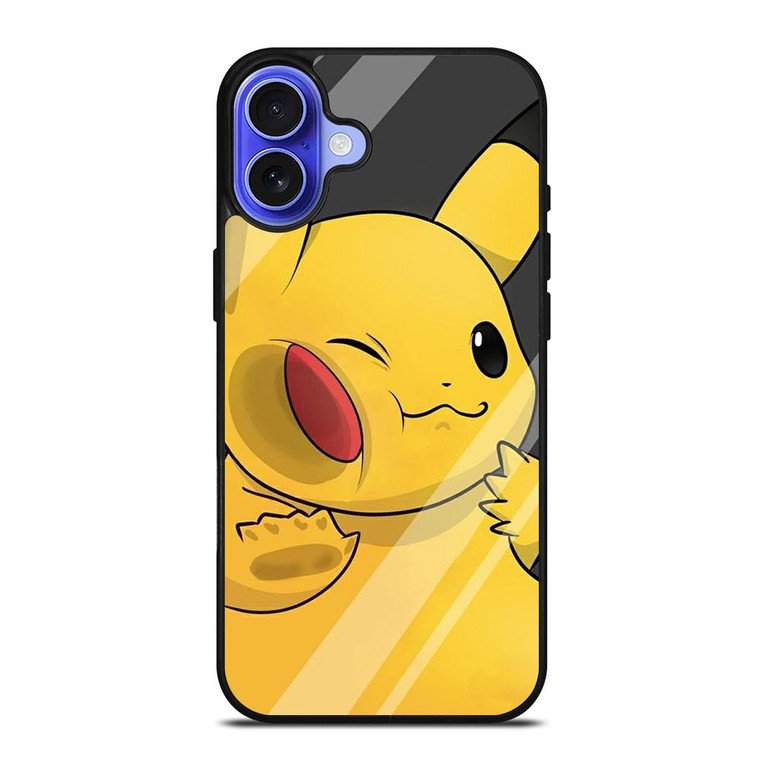 PIKACHU POKEMON CUTE iPhone 16 Case