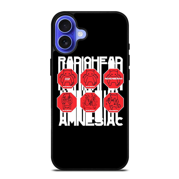 RADIOHEAD AMNESIAC LOGO iPhone 16 Case