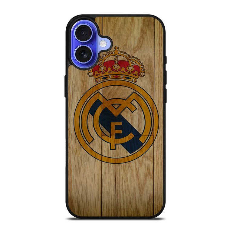 REAL MADRID FC WOODEN iPhone 16 Case