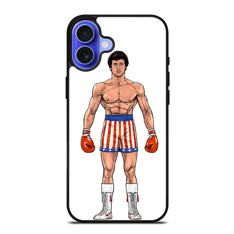 ROCKY BALBOA CARTOON iPhone 16 Case