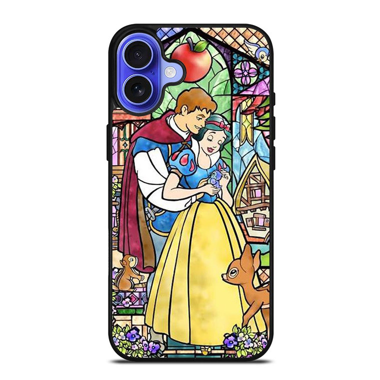 SNOW WHITE ART GLASSES Disney iPhone 16 Case