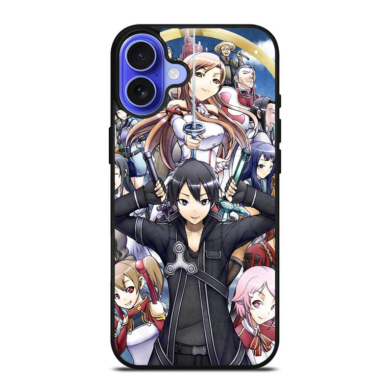 SWORD ART ONLINE CHARACTERS iPhone 16 Case