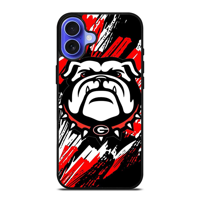 UGA UNIVERSITY OF GEORGIA BULLDOGS LOGO iPhone 16 Case