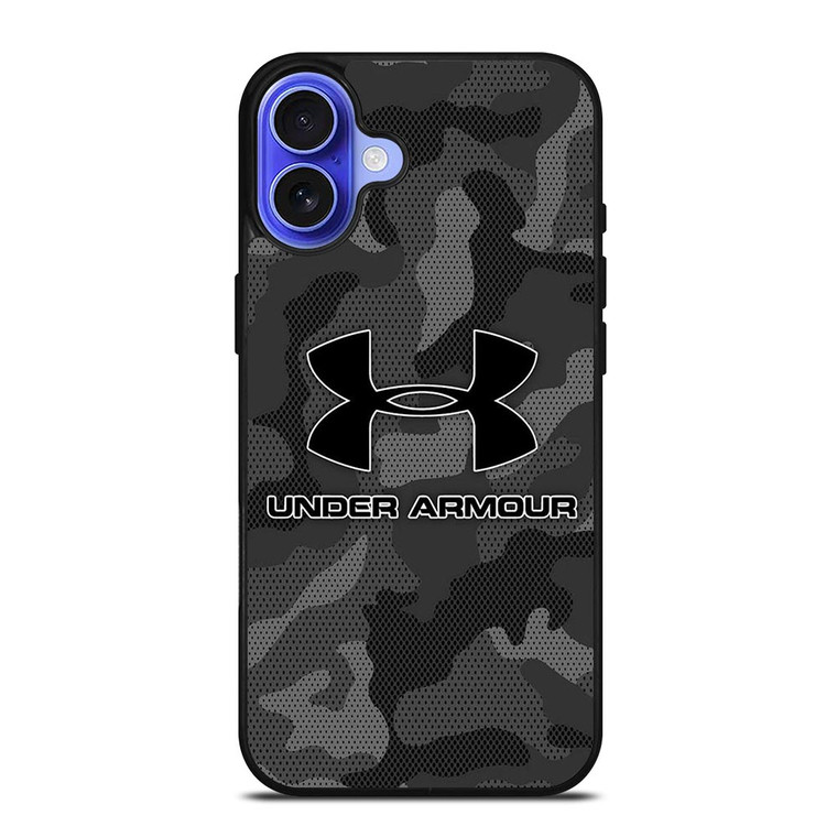 UNDER ARMOUR LOGO GREY CAMO iPhone 16 Case