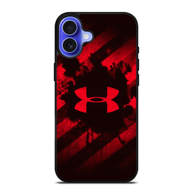 UNDER ARMOUR RED STRIPE LOGO iPhone 16 Case