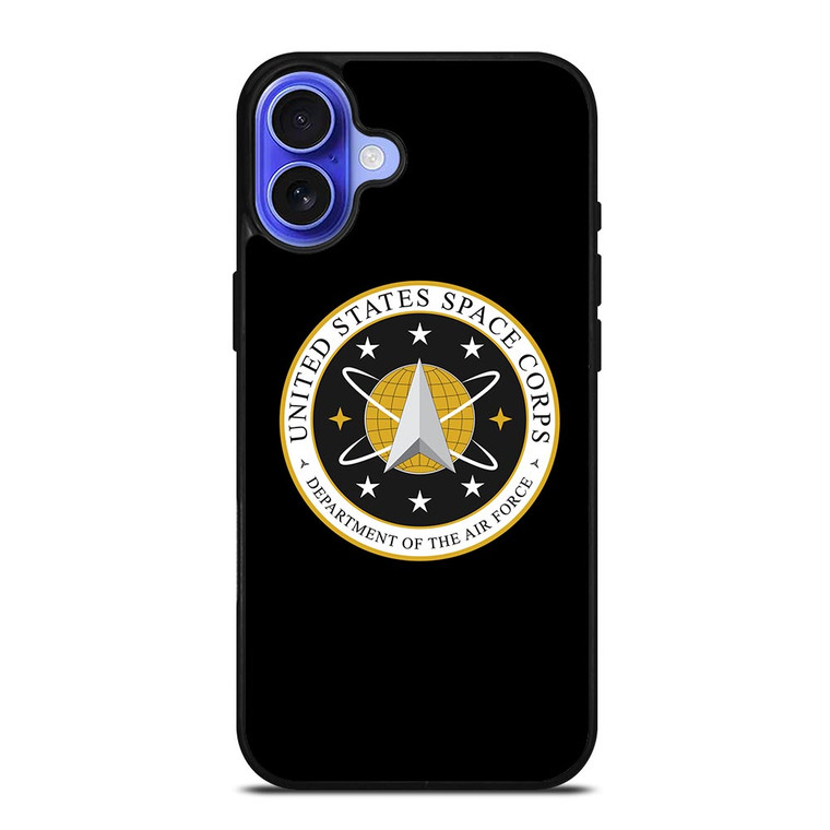 UNITED STATES SPACE CORPS USSC LOGO iPhone 16 Case