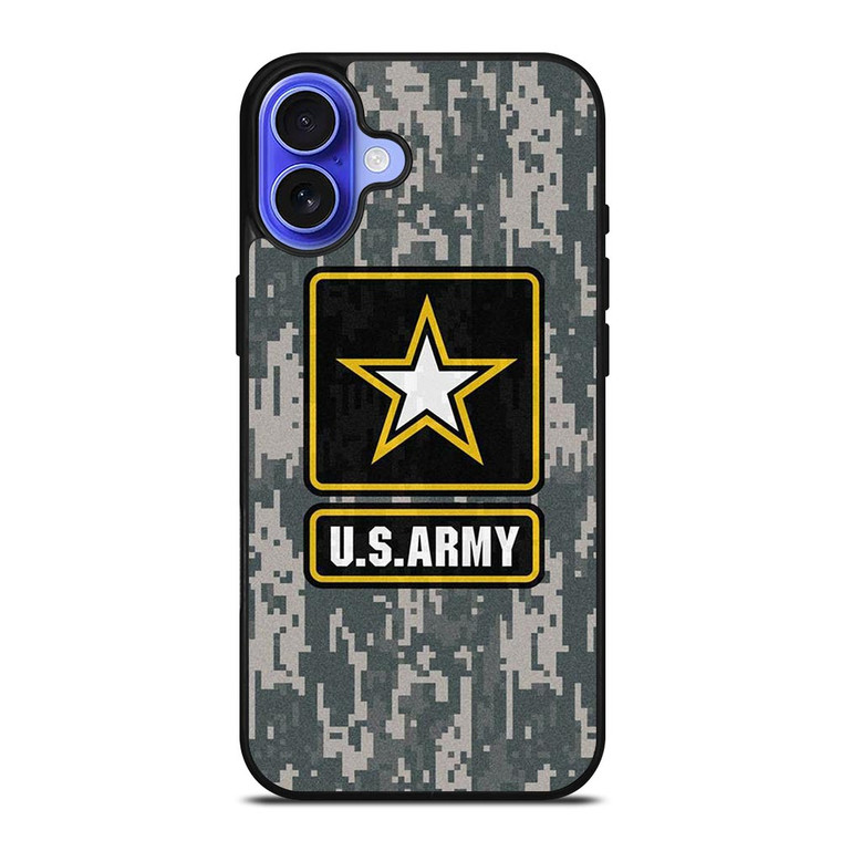 US ARMY ARMY LOGO CAMO PIXEL iPhone 16 Case