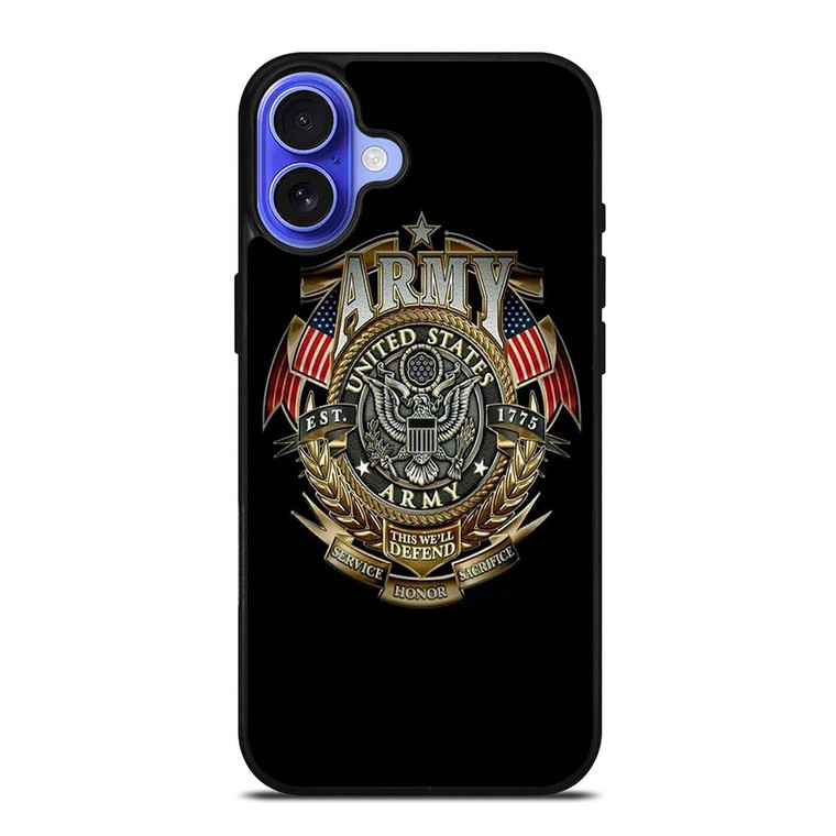 US ARMY LOGO SERVICE iPhone 16 Case