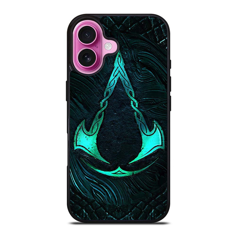 ASSASSIN'S CREED GREEN LOGO iPhone 16 Plus Case